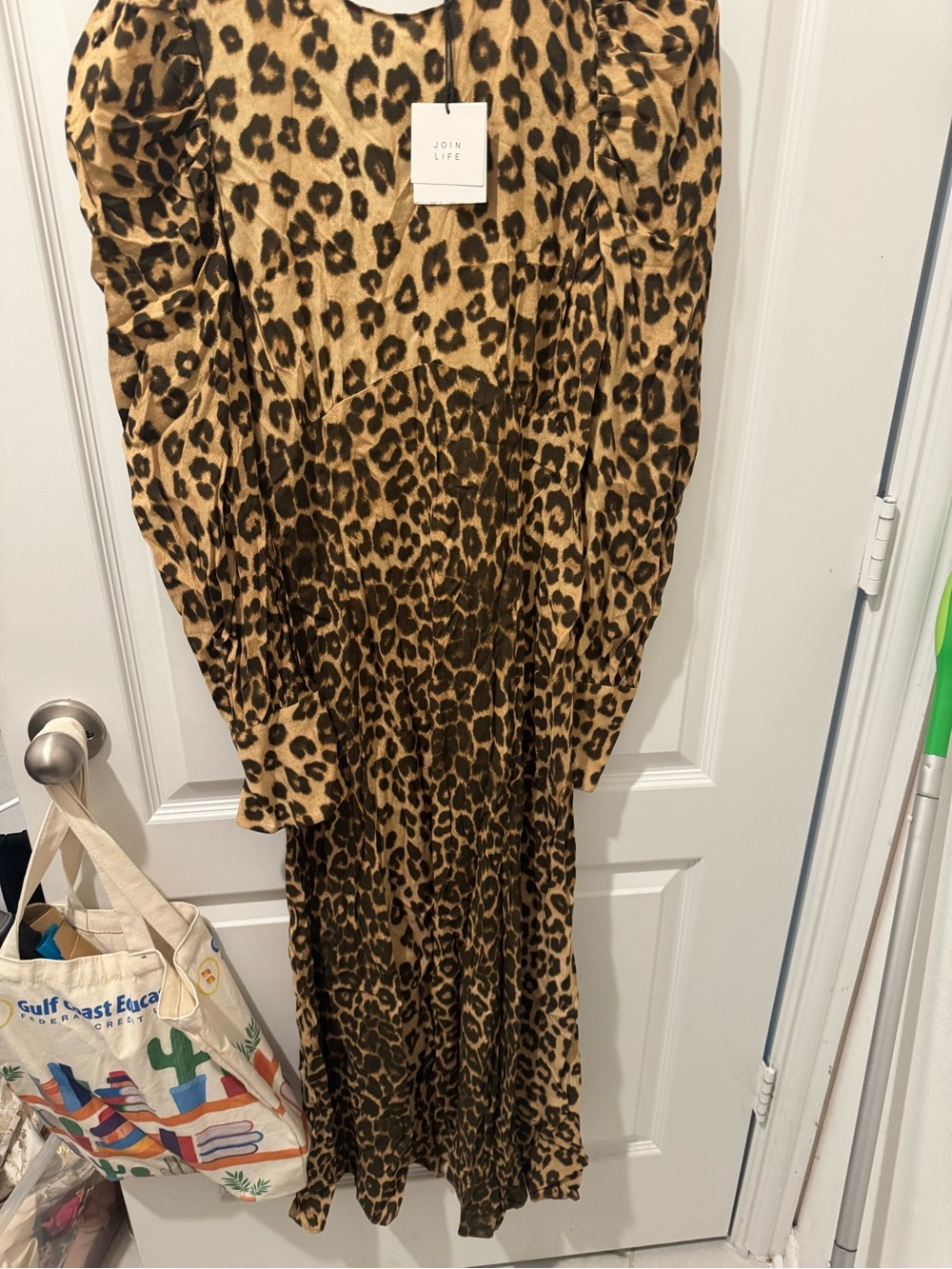 Zara Leopard Print Brown Maxi Dress